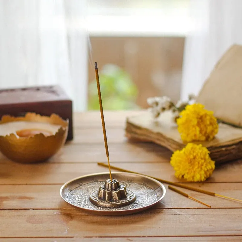 Bela Brass Incense Holder media 6