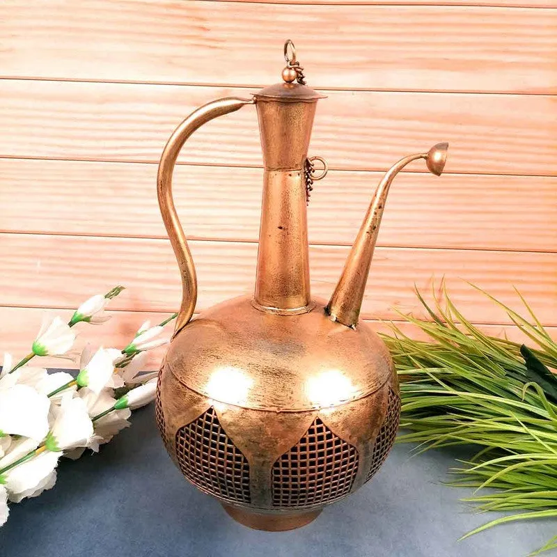 Surahi Silhouette Iron Tealight Candle Holder media 6