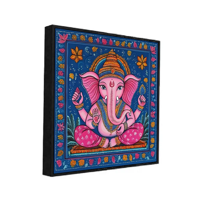 Balaganesha Canvas Wall Art With Frame media 3