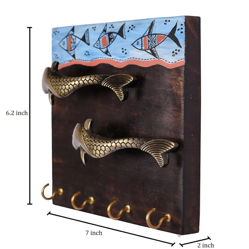 Machli Magic Handcrafted Tribal Key Holder media 6