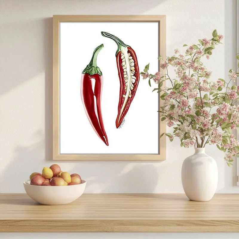 ChilliSplit Archival Canvas Wall Art - Brown media 1