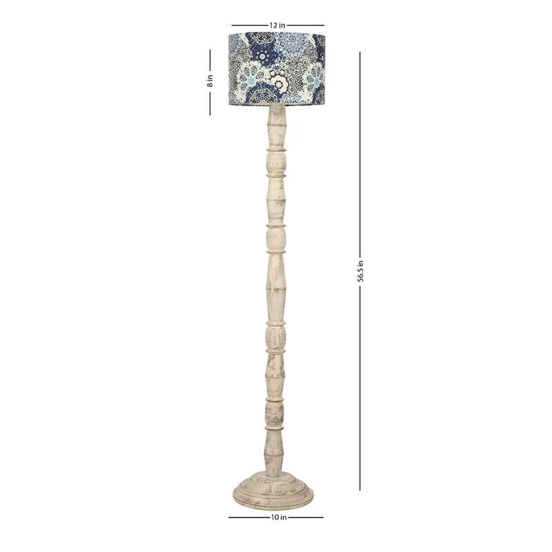 Nocturne Batik Floor Lamp media 5