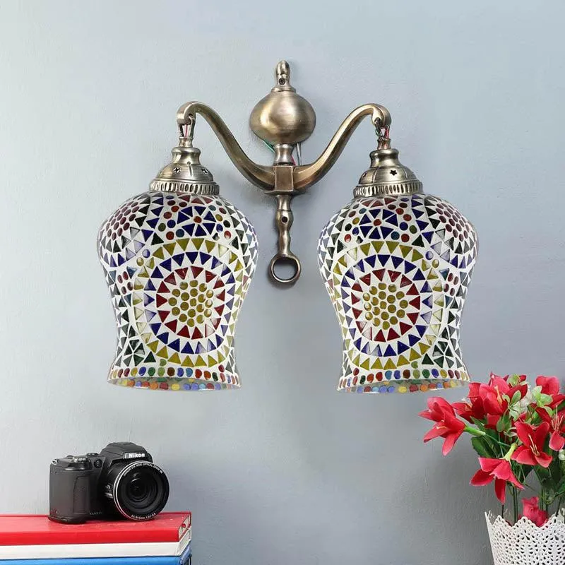 Elysian Metal Mosaic Wall Lamp media 3