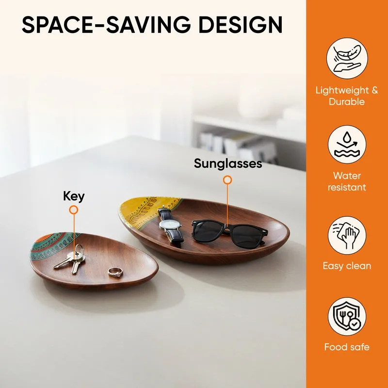 Velar Wooden Platter - Set of Two - 5