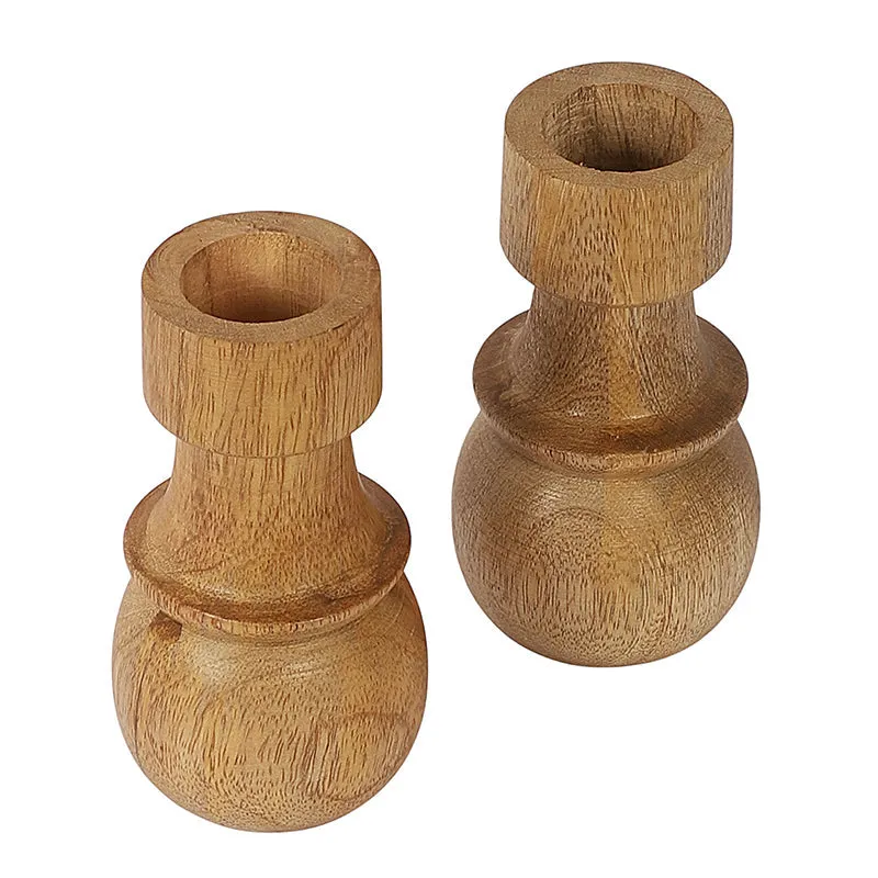 Flamo Mango Wood Candle - Set Of Two media 4