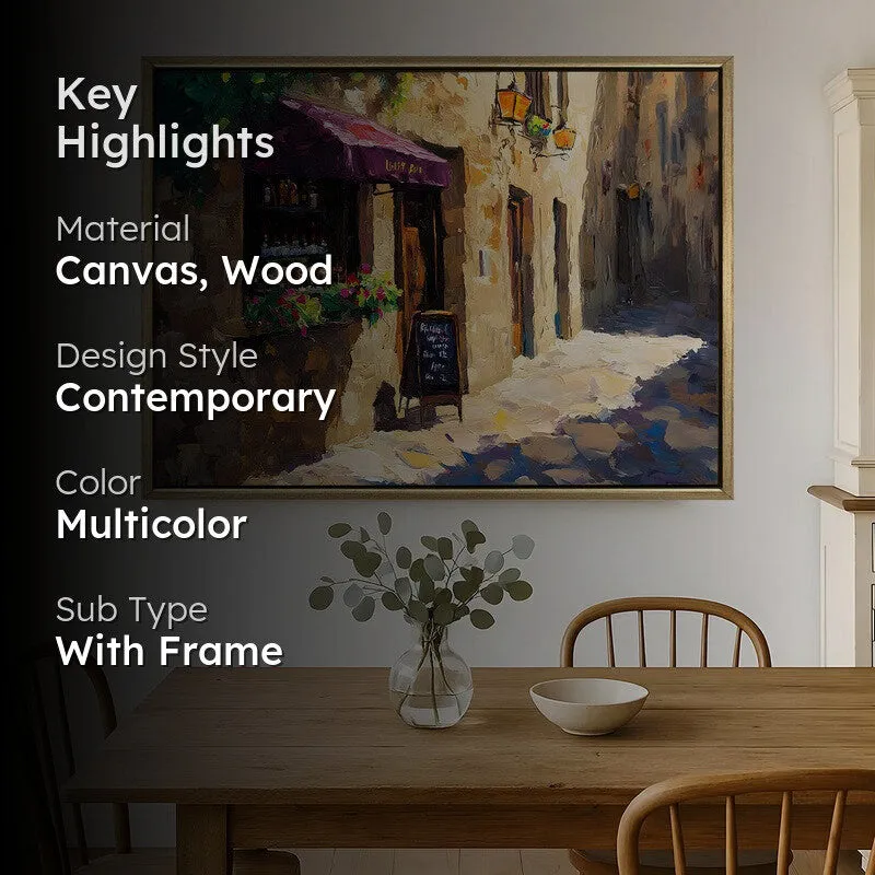 Tuscan Light Canvas Wall Painting With Frame media 2