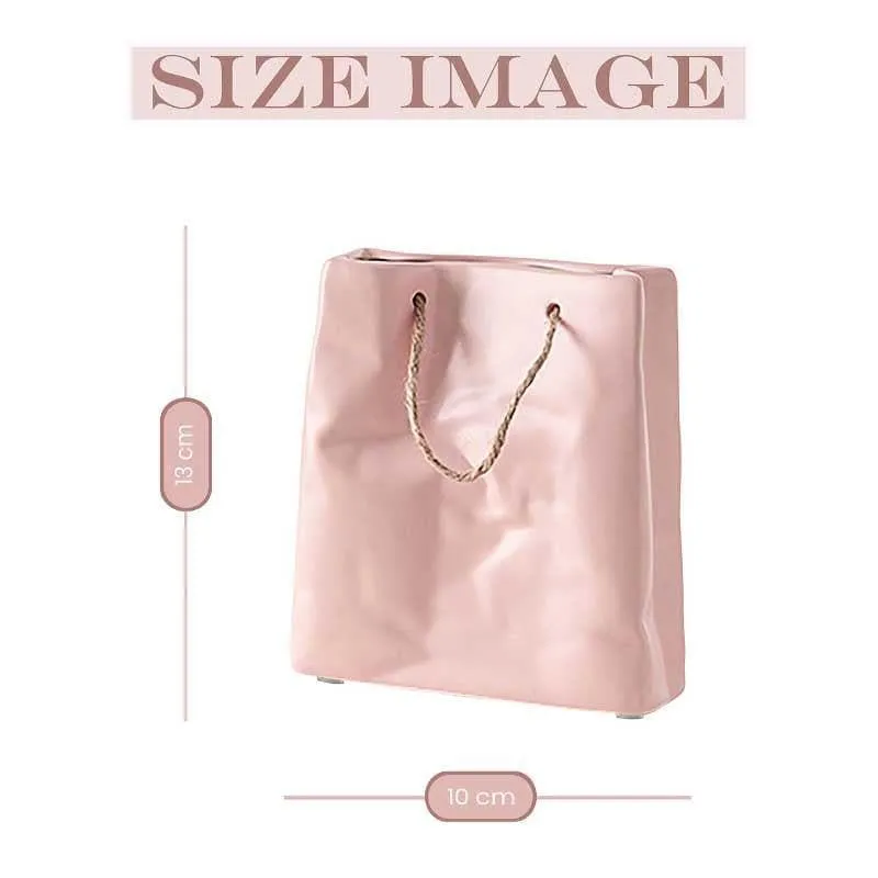 Whimsy Paperbag Vase - Pink media 5