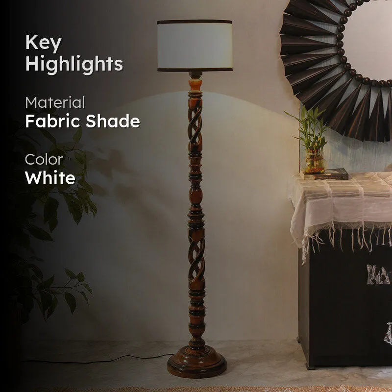 Twilight Treasures Floor Lamp - White media 2