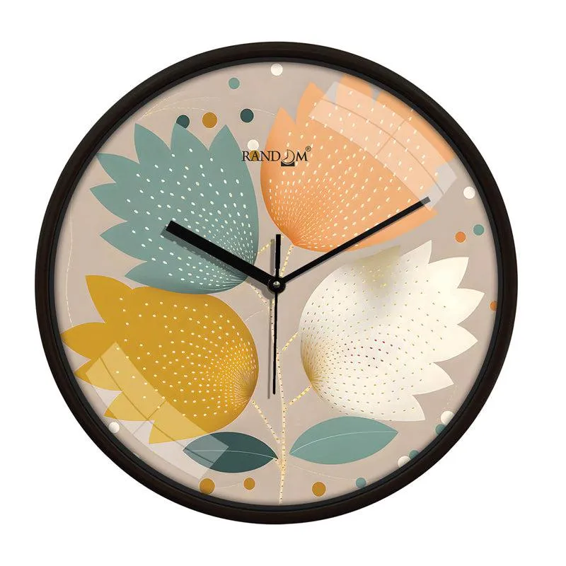 Alden Floral Wall Clock media 3