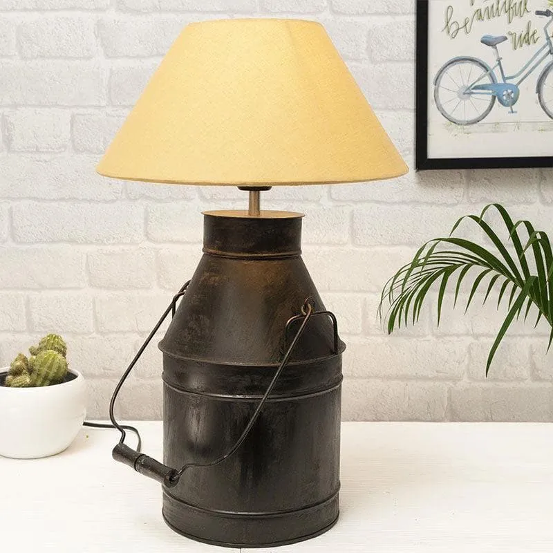 Milkman Fabric Table Lamp - Gold,Black media 3