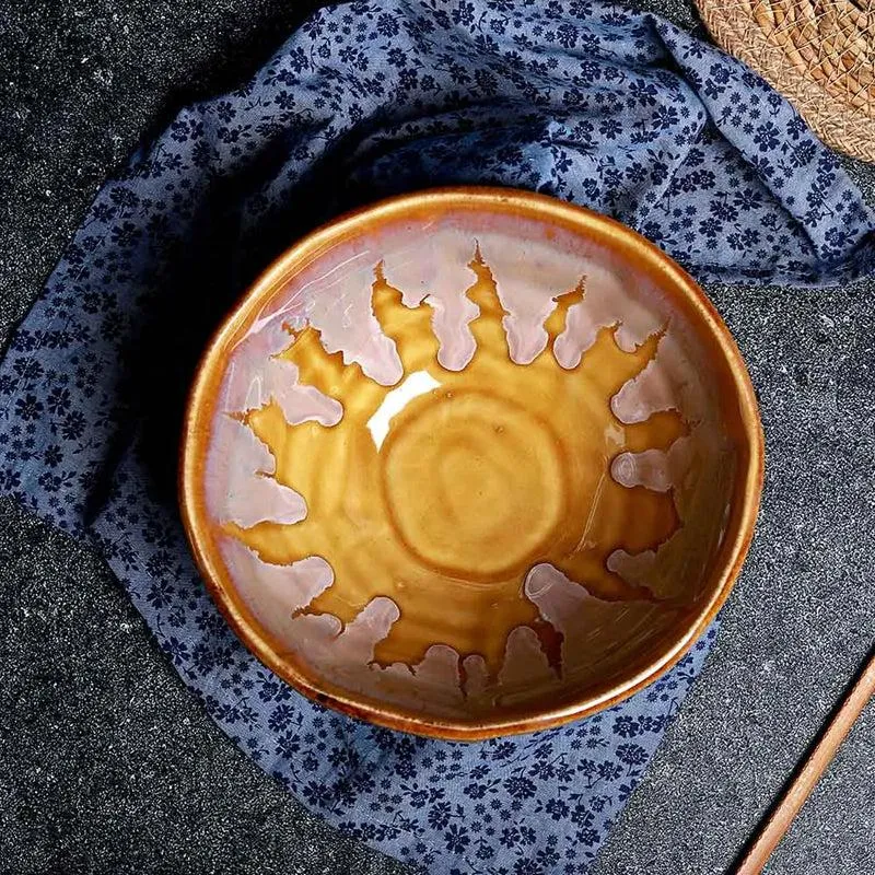 Buli Sunshine Handmade Serving Bowl - 750 ML media 3