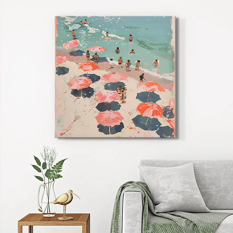 Summer Beach Wall Painting media 1