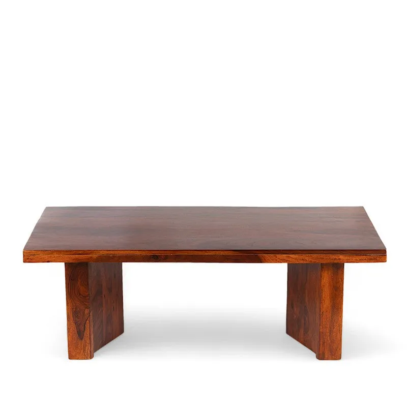 Avenox Sheesham Wooden Center Table - Red media 4