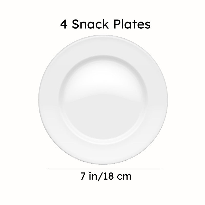 Aurale Ceramic Quarter Plate (Grey) - Set Of Four media 9