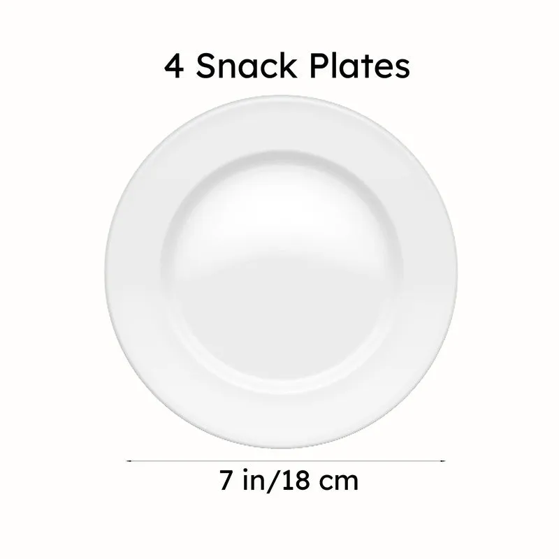 Aurale Ceramic Quarter Plate (Grey) - Set Of Four media 9