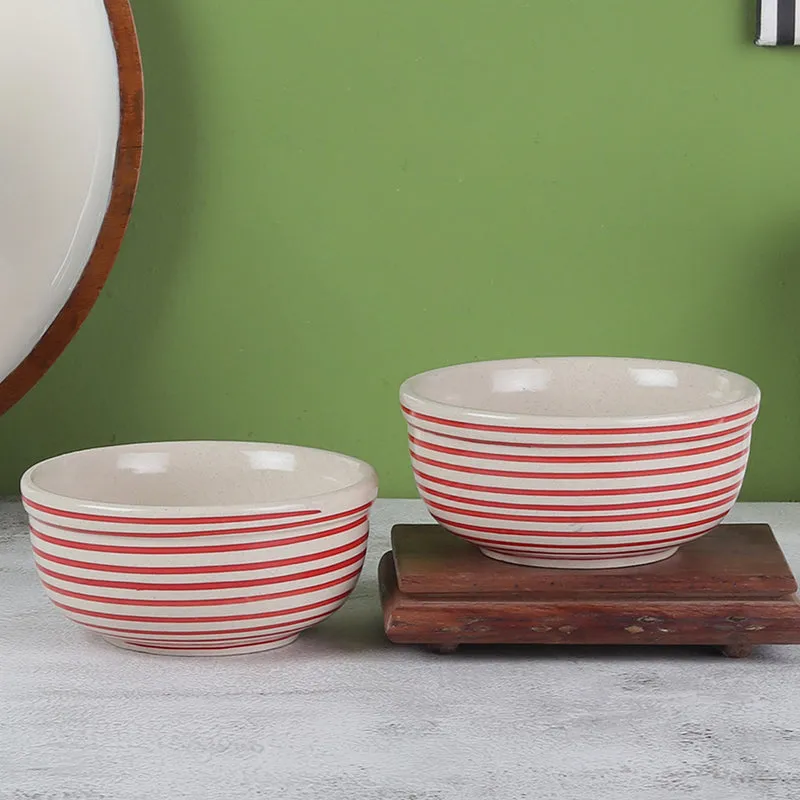Tiare Serving Bowl (Red/550 mL) - Set Of Two media 1