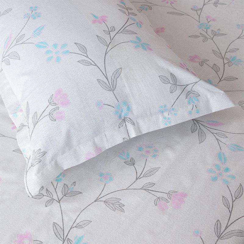 Aaavar Printed Reversible Cotton Bedsheet (Beige,White) - 170 TC media 5