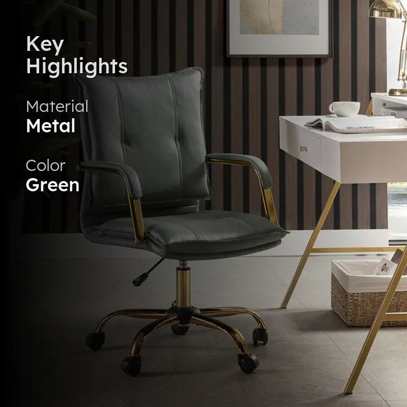 Synkra Metal Office Chair - Green media 2