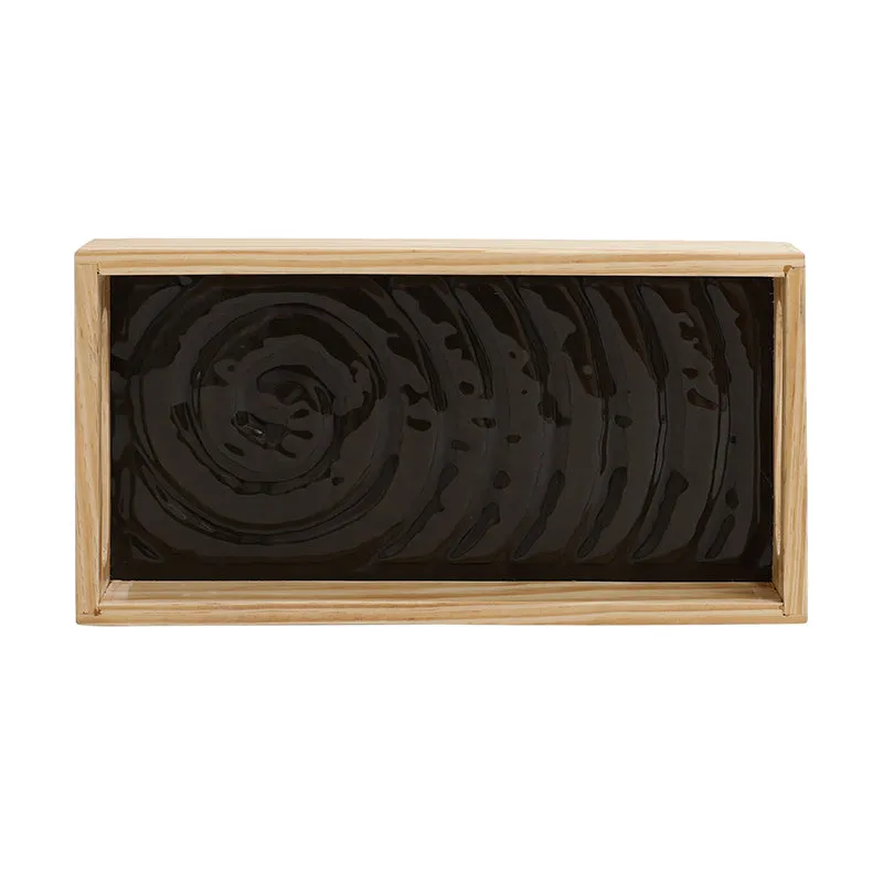 Nyma Serving Tray - Black & Beige media 4
