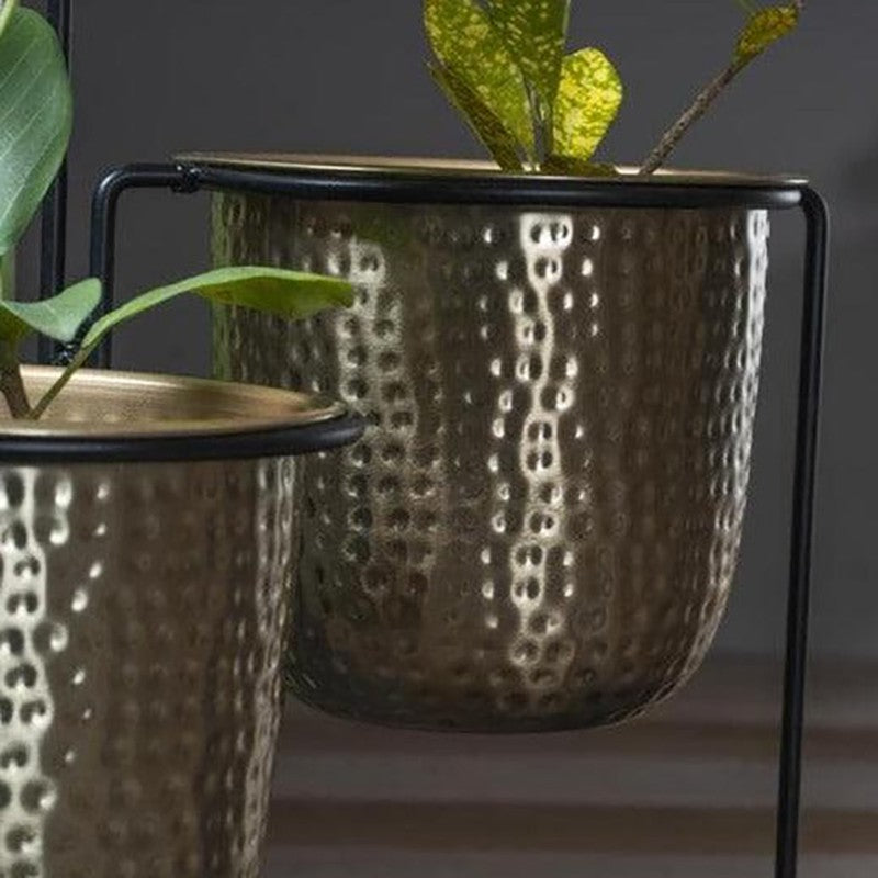 Brazen Gold Nested Planters media 6