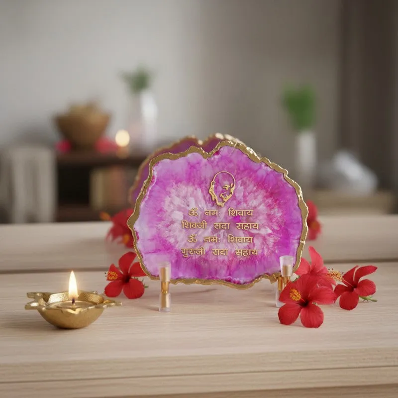 Guruj Mantra Agate Showpiece media 3