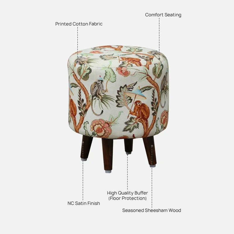 CozyCorner Sheesham Wood Ottomans & Pouffe -Multicolor media 9