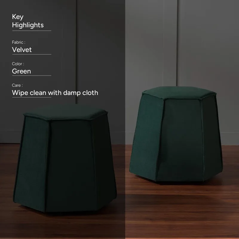 Soft Balance Pouffe (Green) - Set Of Two media 6