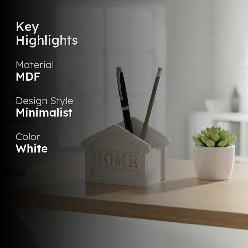 NoteCraft MDF Pen Stand - White media 2