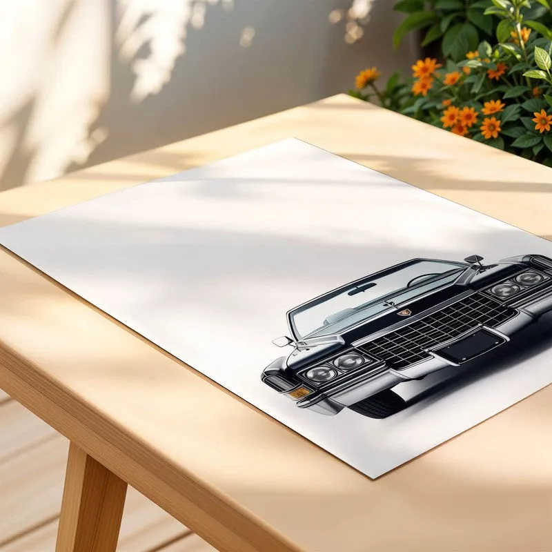 Classic Cruiser Wall Poster - Black media 5