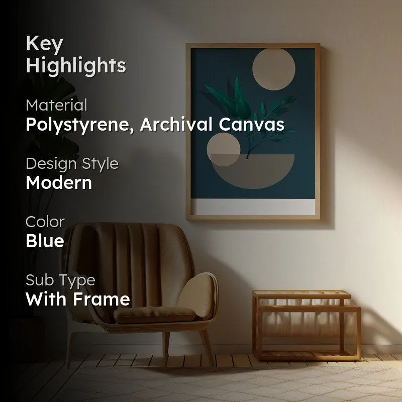 Verdantique Archival Canvas Wall Art - Natural Brown Frame media 2