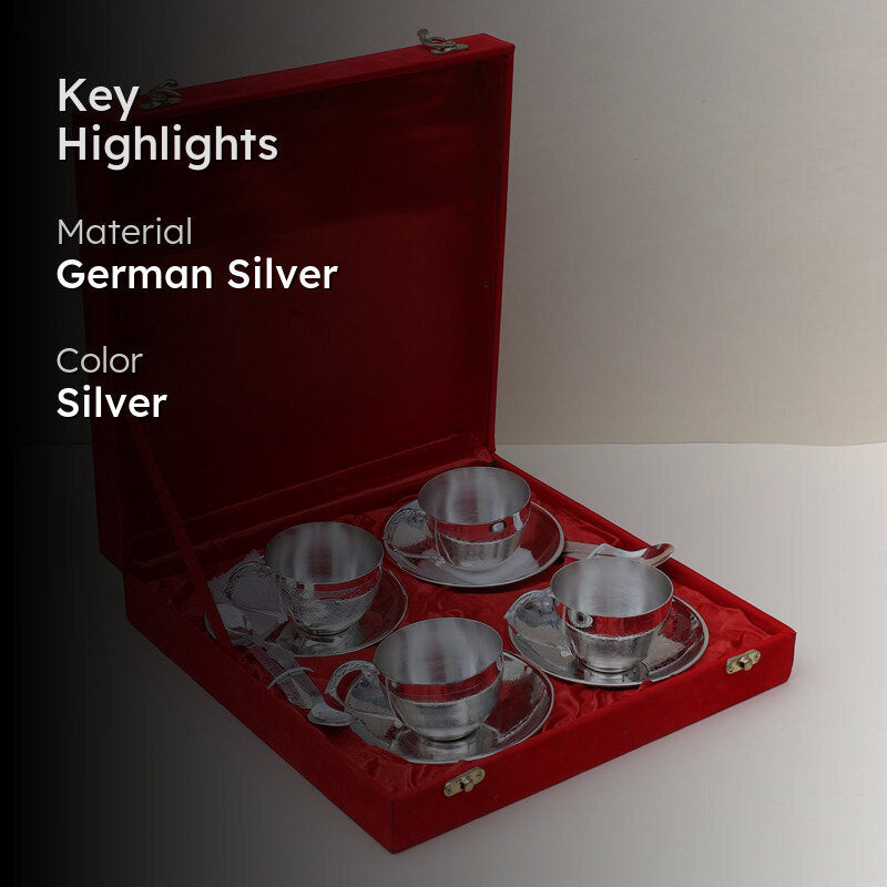 Geetika Tea Set With Spoon (150 ML) - Set Of Twelve media 2