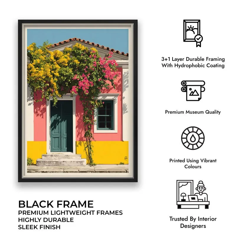 Calira Canvas Wall Painting With Black Frame media 7