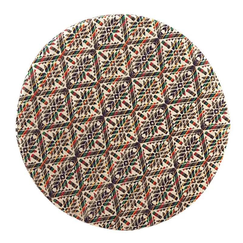 Gverix Acacia Wooden Ottomans (Multicolor) - Set Of Two media 6