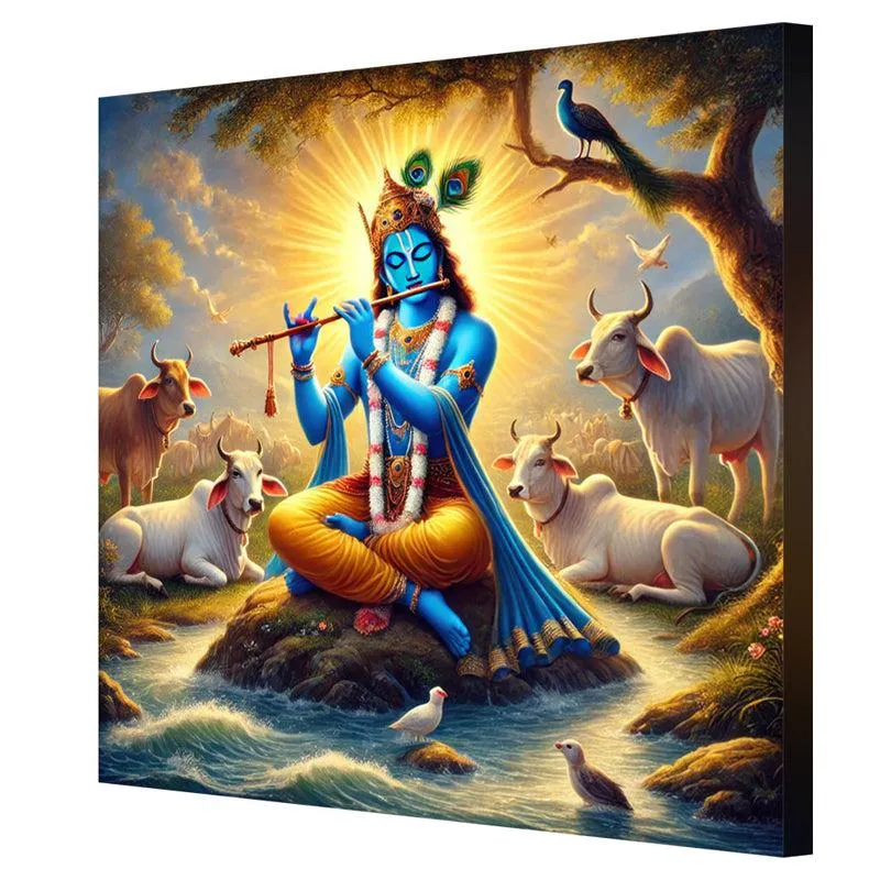Madhusoodana Wall Painting media 5