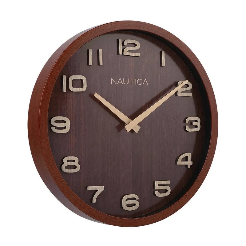 Nautica Orbit Analog Wall Clock media 3