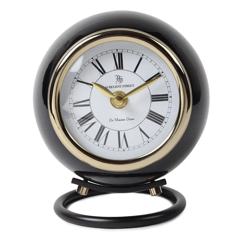 Vintage Tick Round Table Clock media 4