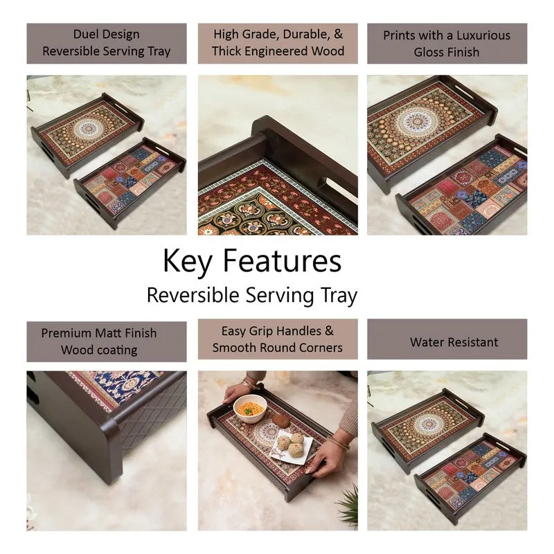 Nuvora Wooden Serving Tray media 6