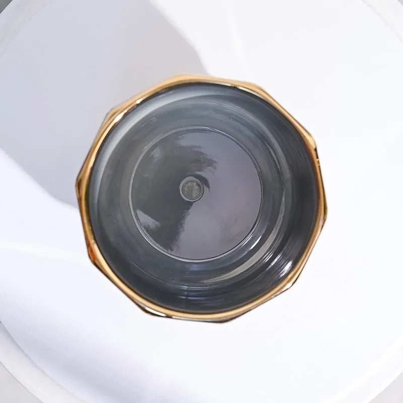 Ugaoo Geometri Ceramic Planter - White media 4