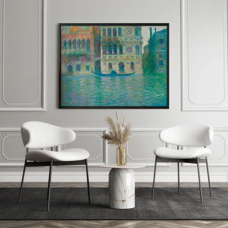 Venice, Palazzo Dario By Claude Monet - Black Frame media 5