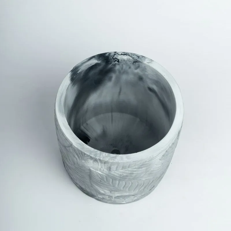 Leaf Print Planter - White,Black media 4
