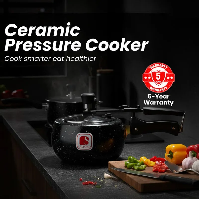 Salford Ceramic Coated Pressure Cooker (Black) - 3000 mL media 8