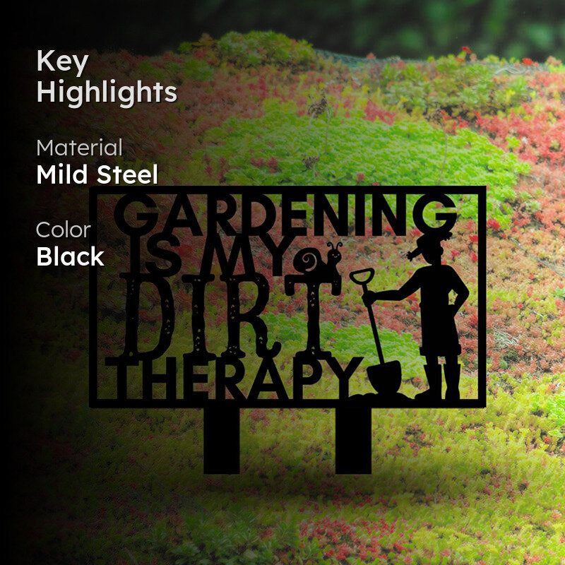 Dirt Therapy Garden Stake media 2