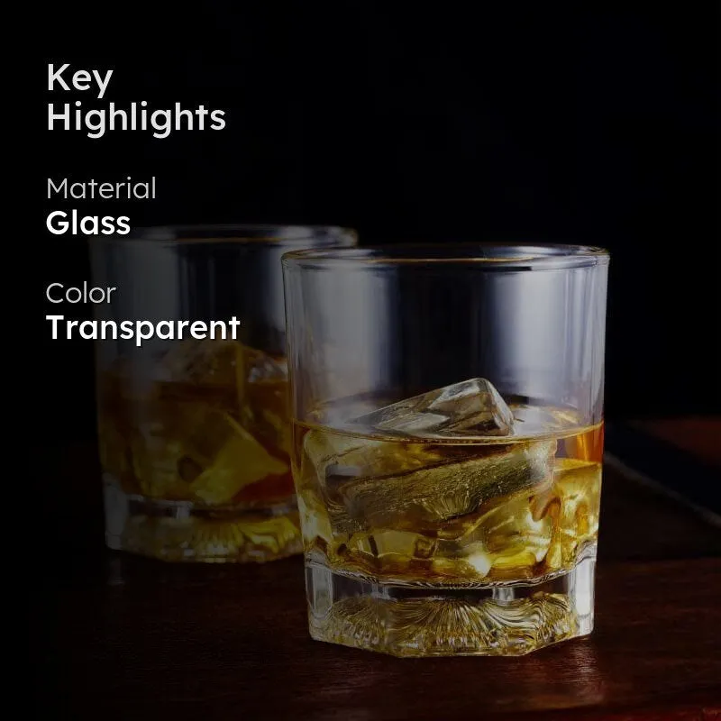 Mombic Old Fashioned Glasses (260 ML) - Set Of Six media 2