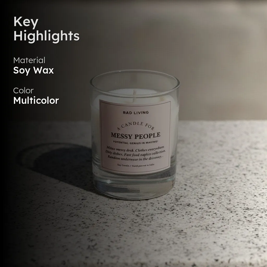 Messy People - Real Life Scented Candle media 2