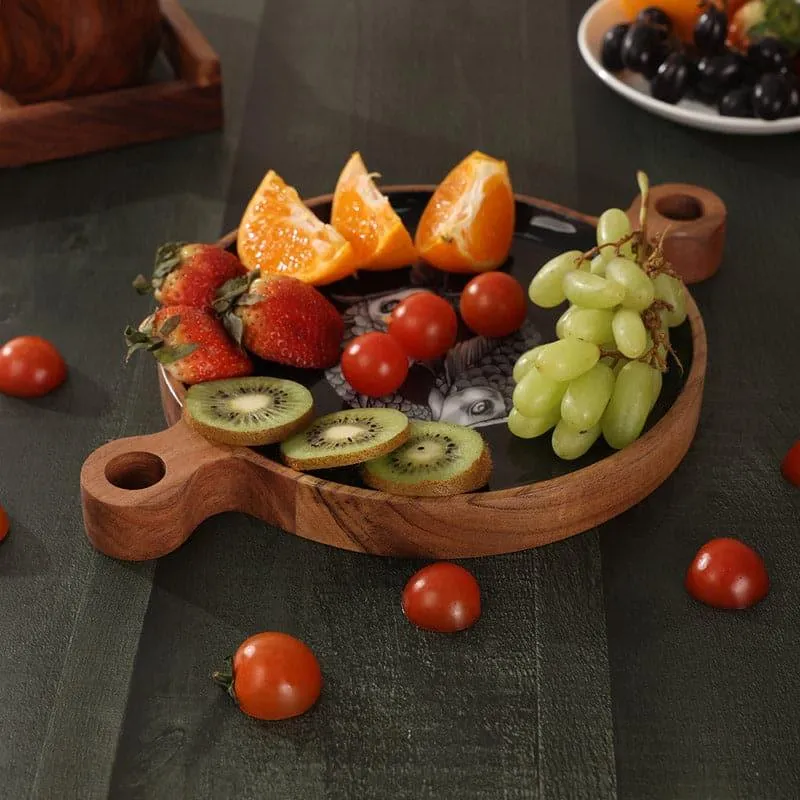 Fish Twin Wooden Platter media 1