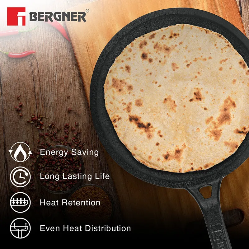 Bergner Arden Induction Safe Cast Iron Tawa - 26 cm media 5