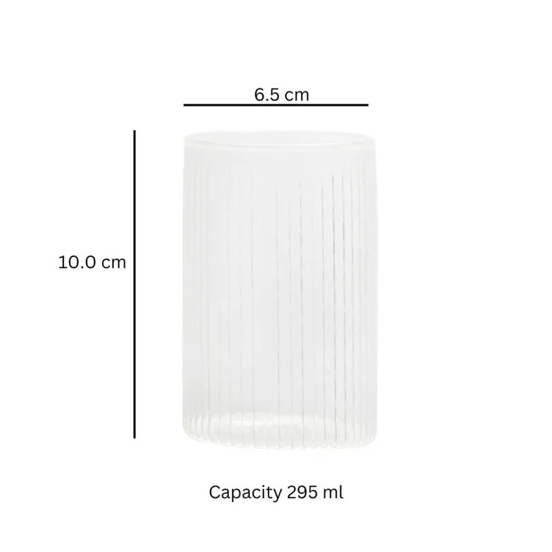 Tall Frosted Drinking Glasses (295 mL) - Set Of Six media 7
