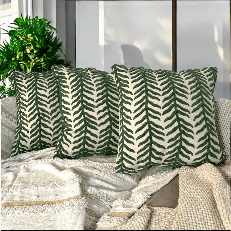 Willow Drift Tufted Cushion Cover Set - Set Of Three media 1