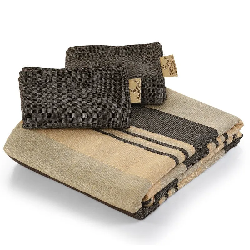 Parallel Peace Cotton Bedsheet (Coffee) - 220 TC media 5