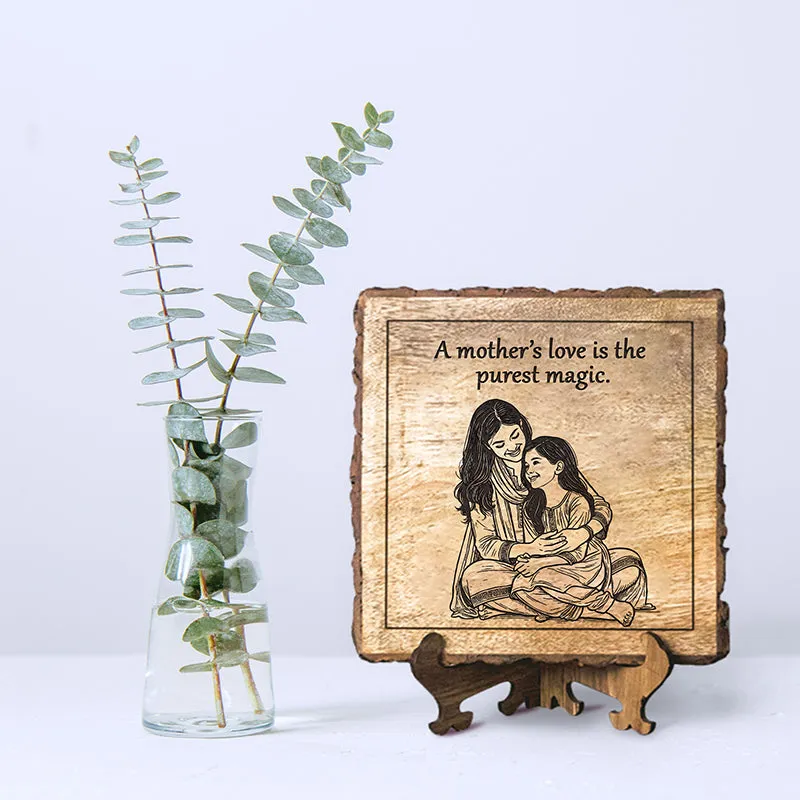 The Purest Magic Wood Showpiece - Square media 1